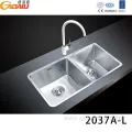 Atmospheric SUS 304 Stainless Radius 25 Kitchen Sink